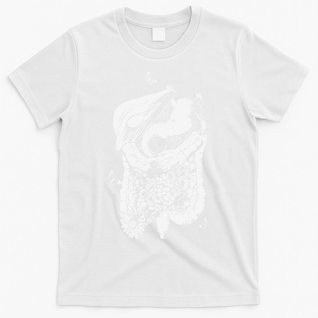 Digestive System Anatomy Flower GI Nurse Gastroenterology T-Shirt