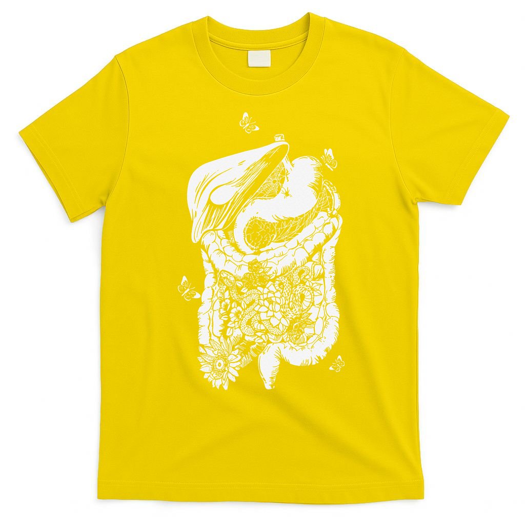 Digestive System Anatomy Flower GI Nurse Gastroenterology T-Shirt