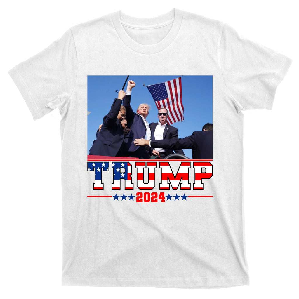 Donald Trump 2024 Survived Shot At Election Rally Usa T-Shirt