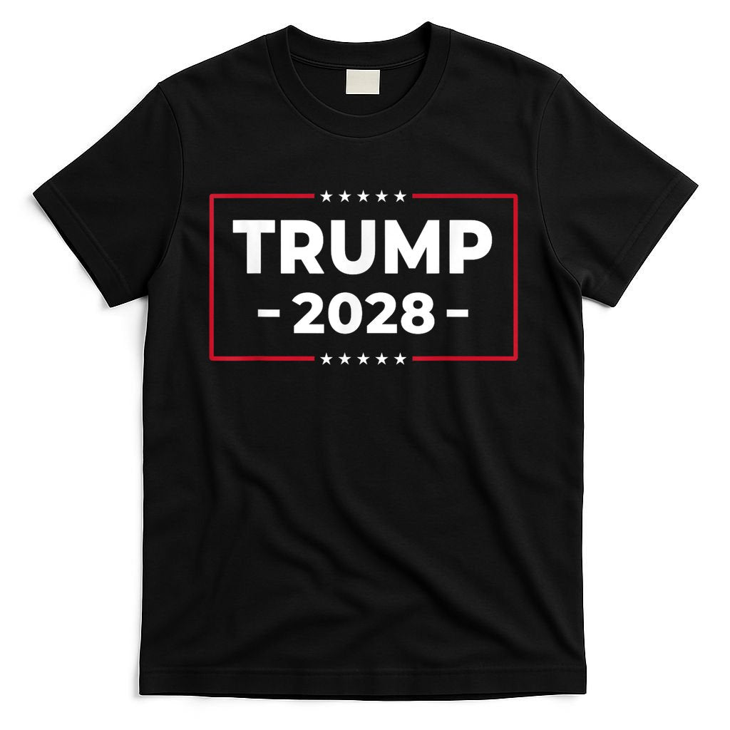 Donald Trump 2028 President American Flag Pro Trump Vintage T-Shirt