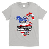 Donald Trump American Flag Canada Greenland Gulf Map T-Shirt