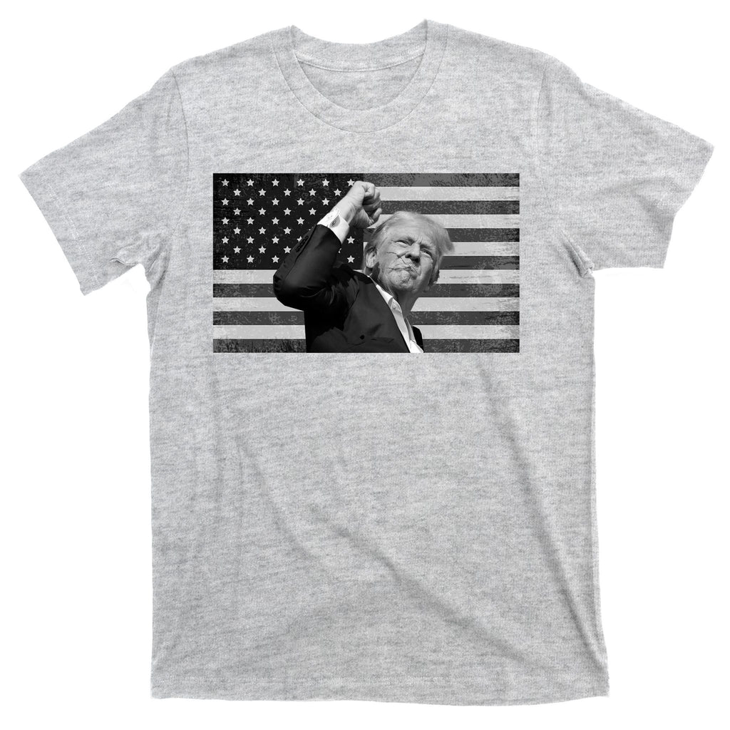 Donald Trump Fight Freedom Usa Flag T-Shirt