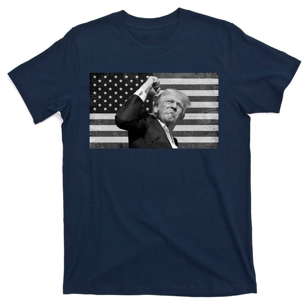 Donald Trump Fight Freedom Usa Flag T-Shirt