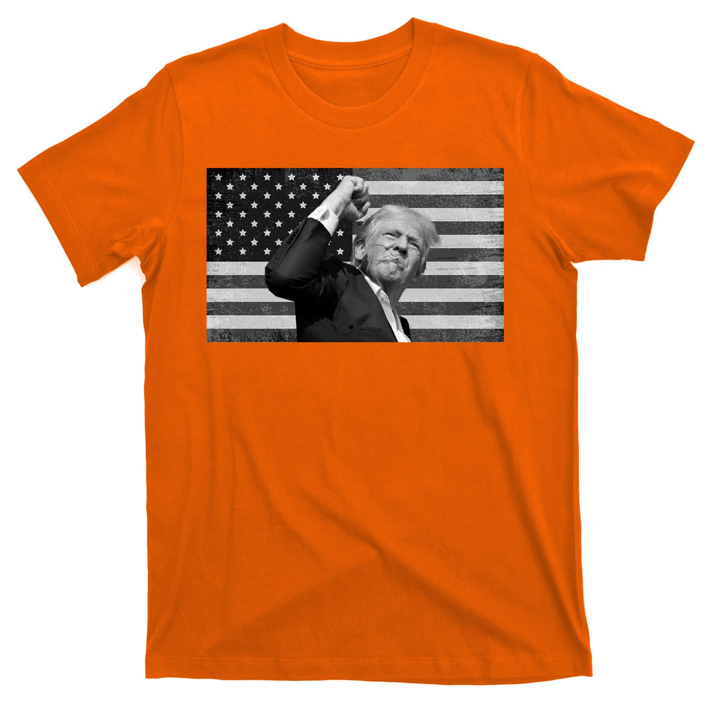 Donald Trump Fight Freedom Usa Flag T-Shirt