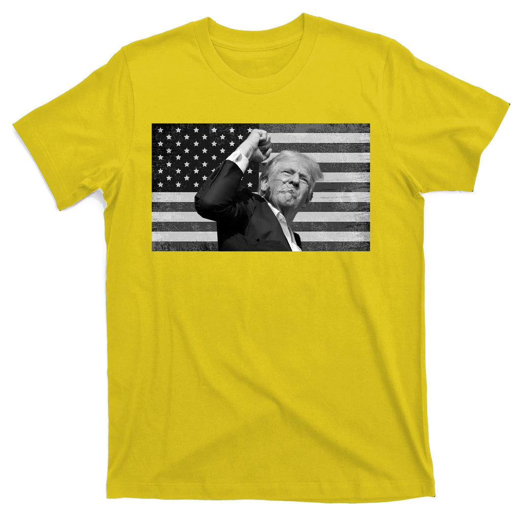 Donald Trump Fight Freedom Usa Flag T-Shirt