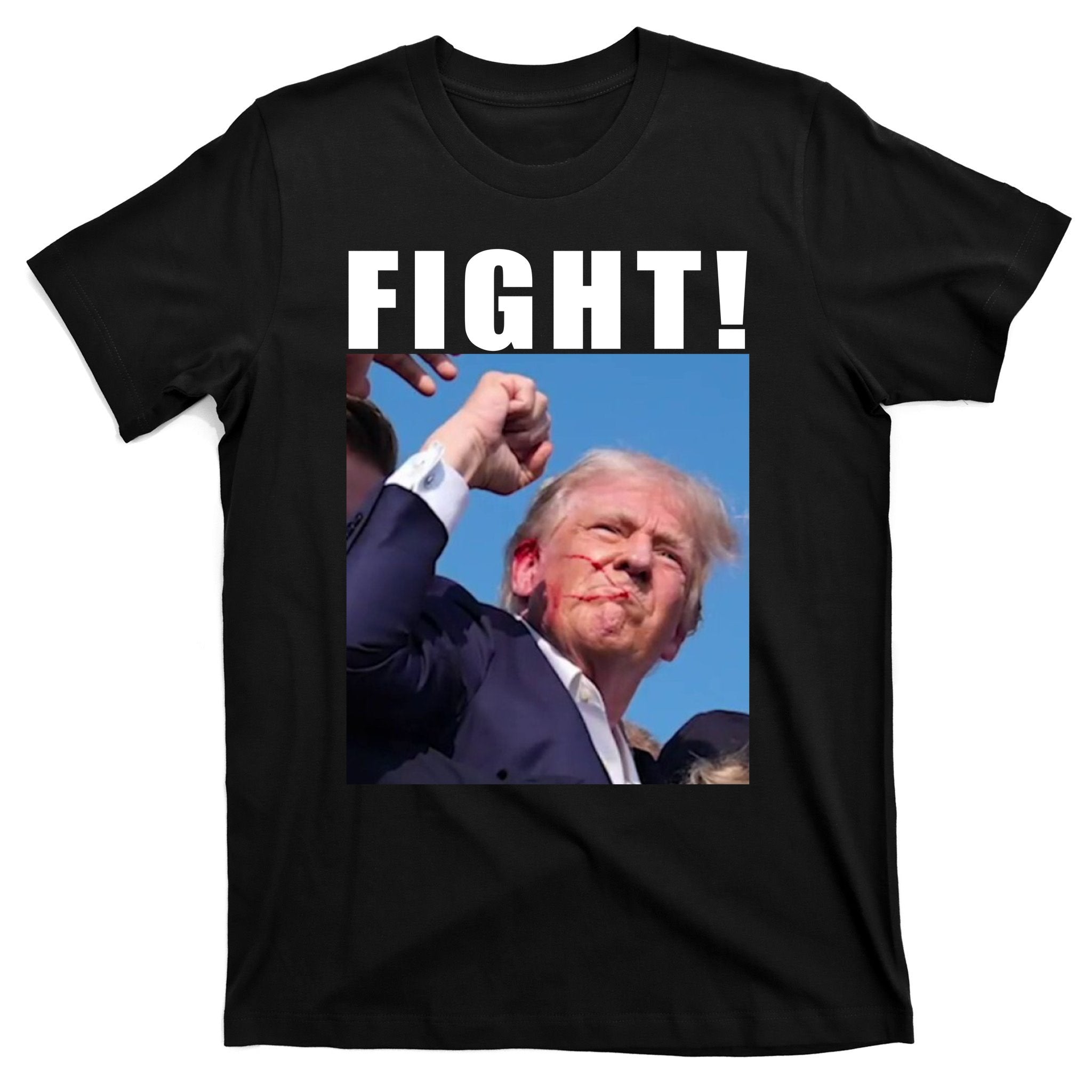 Donald Trump Fight! Trump Shot Trump Rally 7 13 2024 T-Shirt