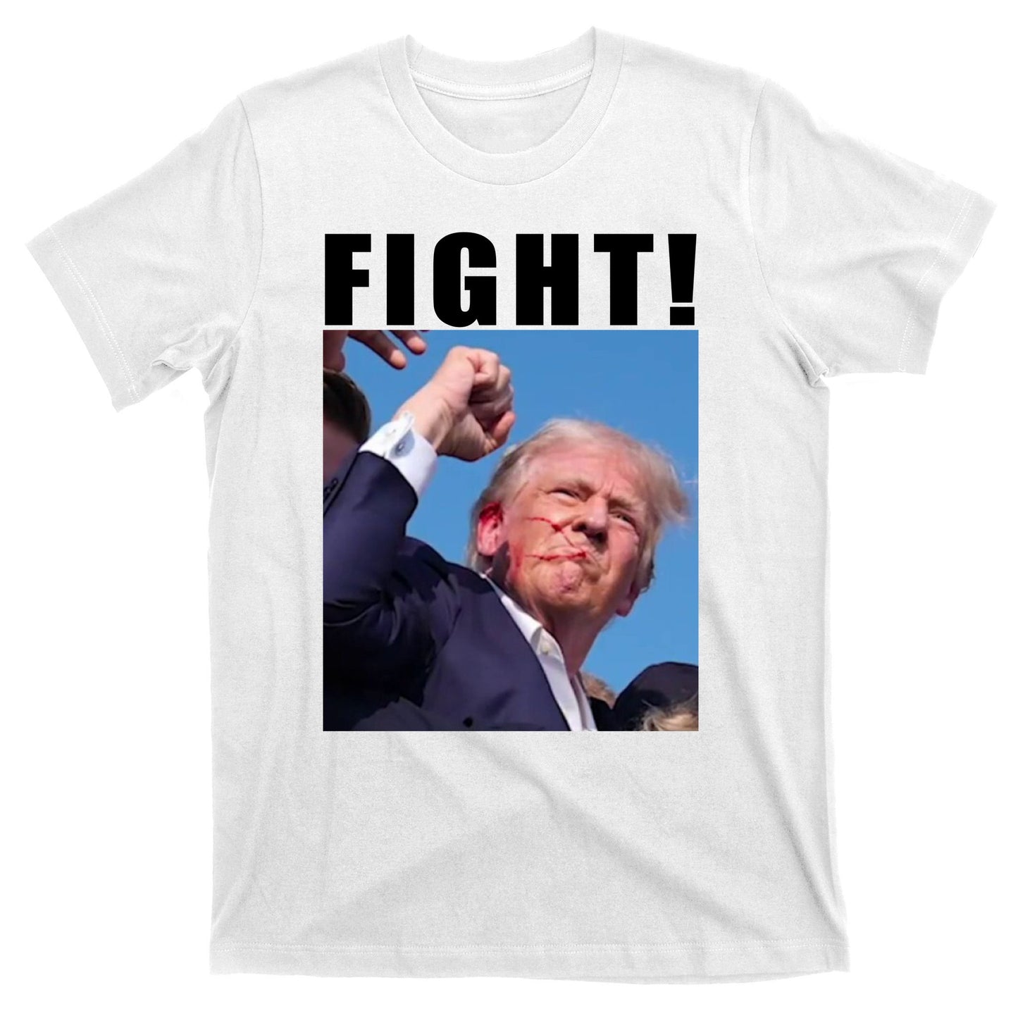 Donald Trump Fight! Trump Shot Trump Rally 7 13 2024 T-Shirt