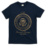 Donald Trump Gold Seal 47th President T-Shirt