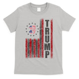 Donald Trump Merchandise 45 47 American Flag T-Shirt