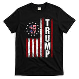 Donald Trump Merchandise 45 47 American Flag T-Shirt