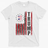 Donald Trump Merchandise 45 47 American Flag T-Shirt