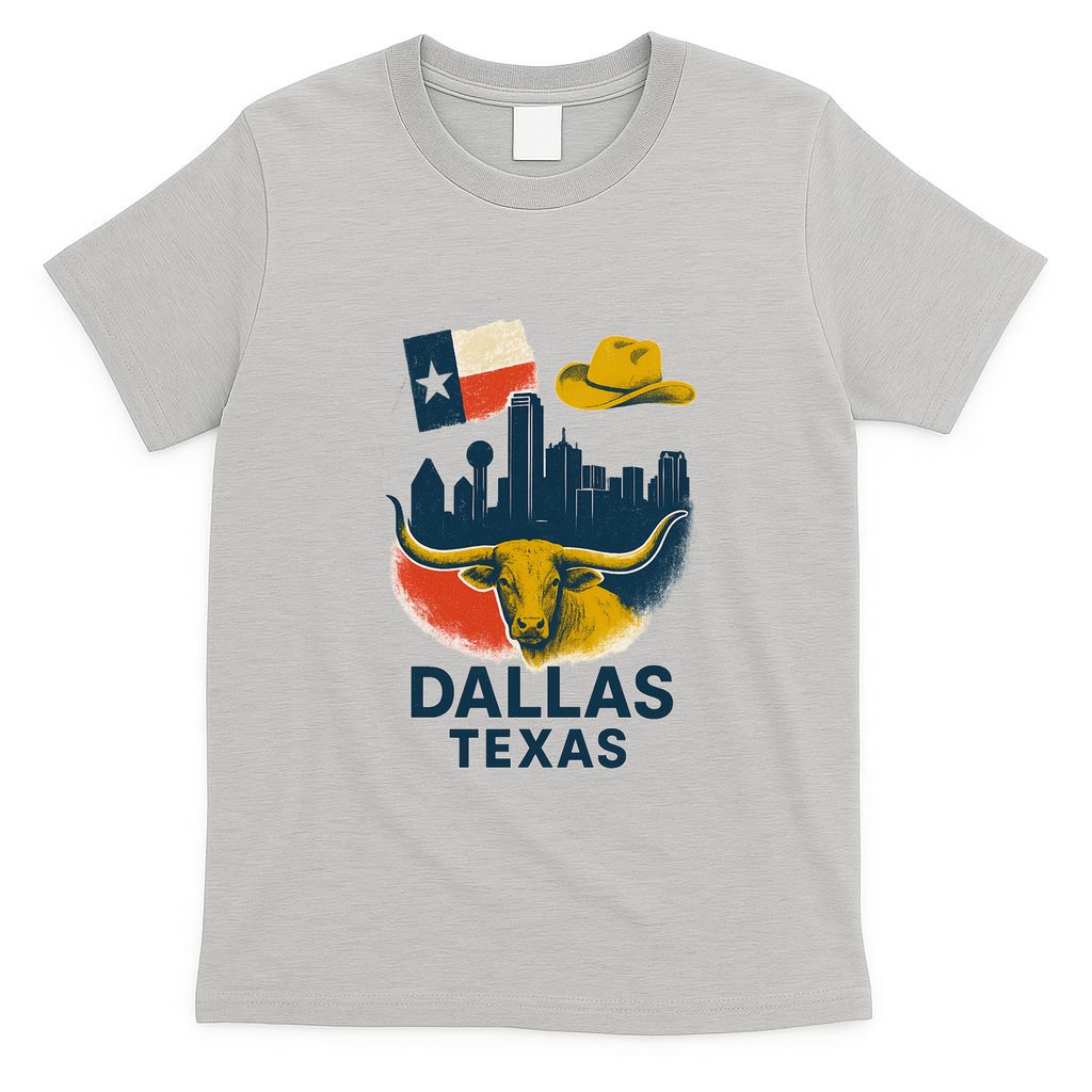 Dallas Texas Modern Collage T-Shirt