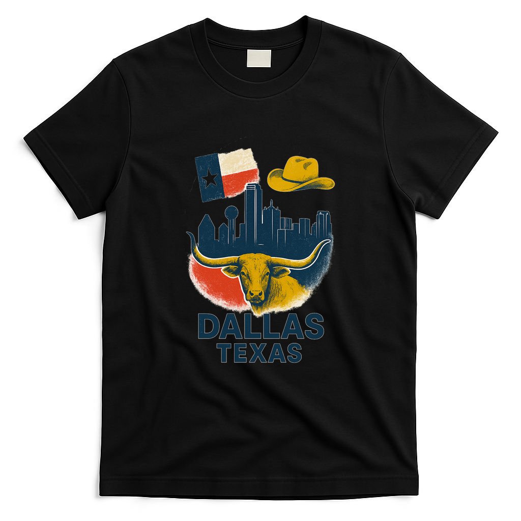 Dallas Texas Modern Collage T-Shirt