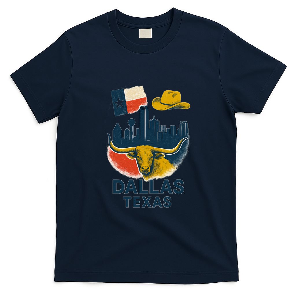 Dallas Texas Modern Collage T-Shirt