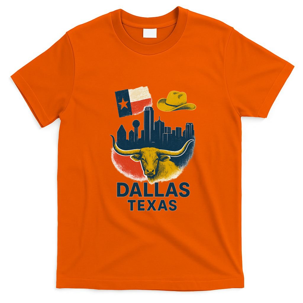 Dallas Texas Modern Collage T-Shirt