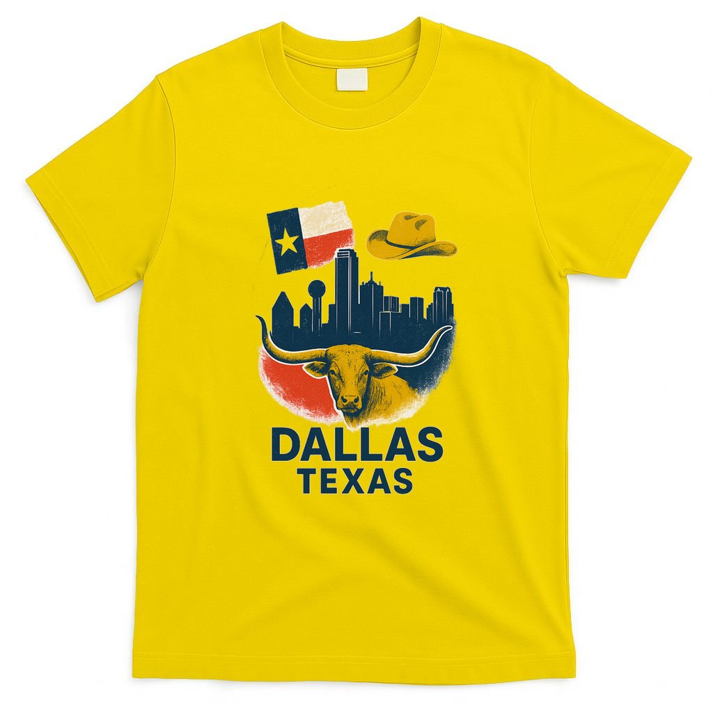 Dallas Texas Modern Collage T-Shirt