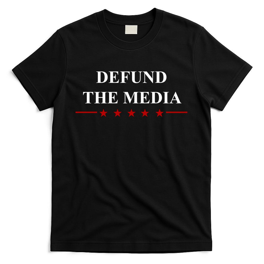 Defund The Media USA Star T-Shirt