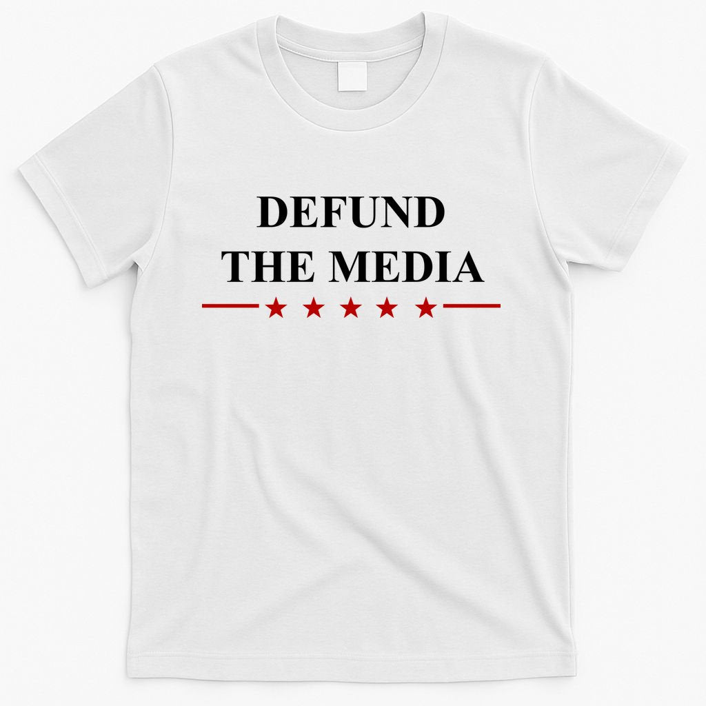 Defund The Media USA Star T-Shirt
