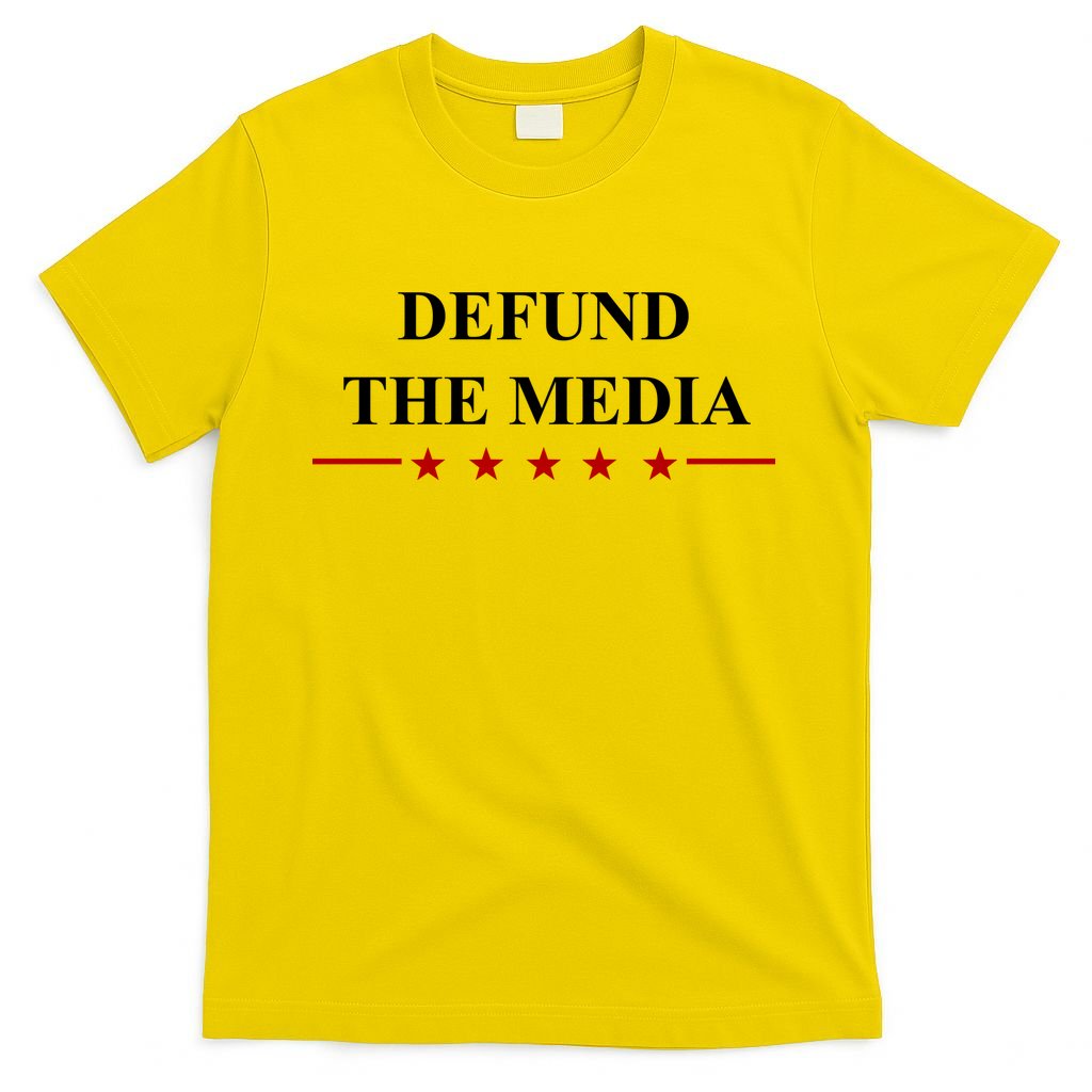 Defund The Media USA Star T-Shirt