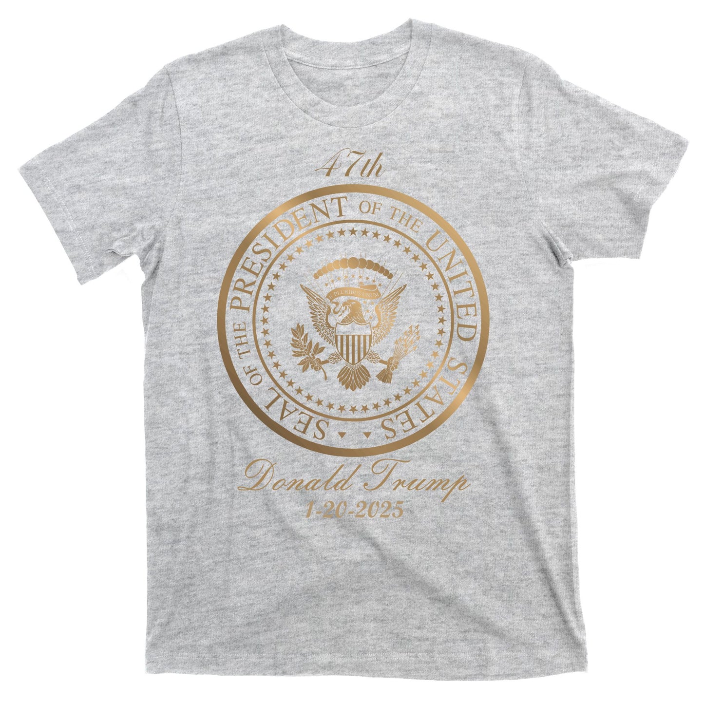 Donald Trump Official Gold Seal 47th President T-Shirt