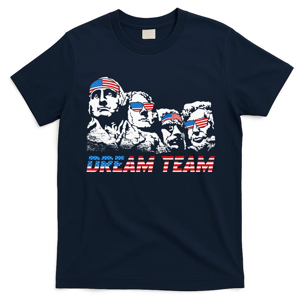 Dream Team President American Flag Patriotic 4th Of July T-Shirt