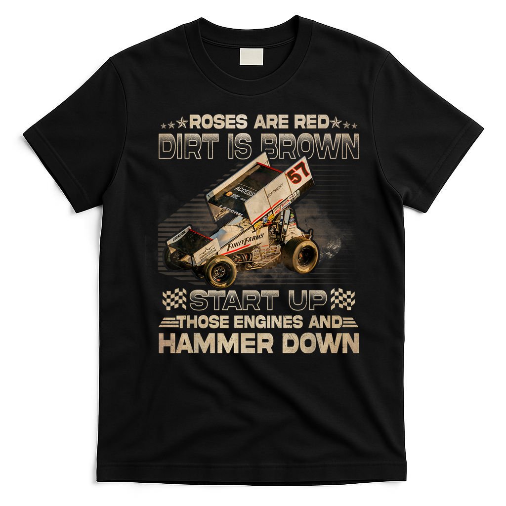 Dirt Track Racing Champion Sprint Car T-Shirt