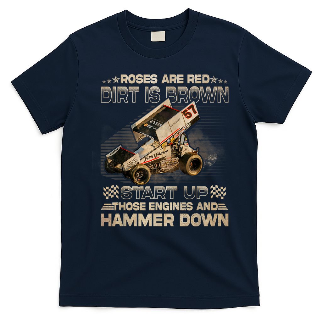 Dirt Track Racing Champion Sprint Car T-Shirt