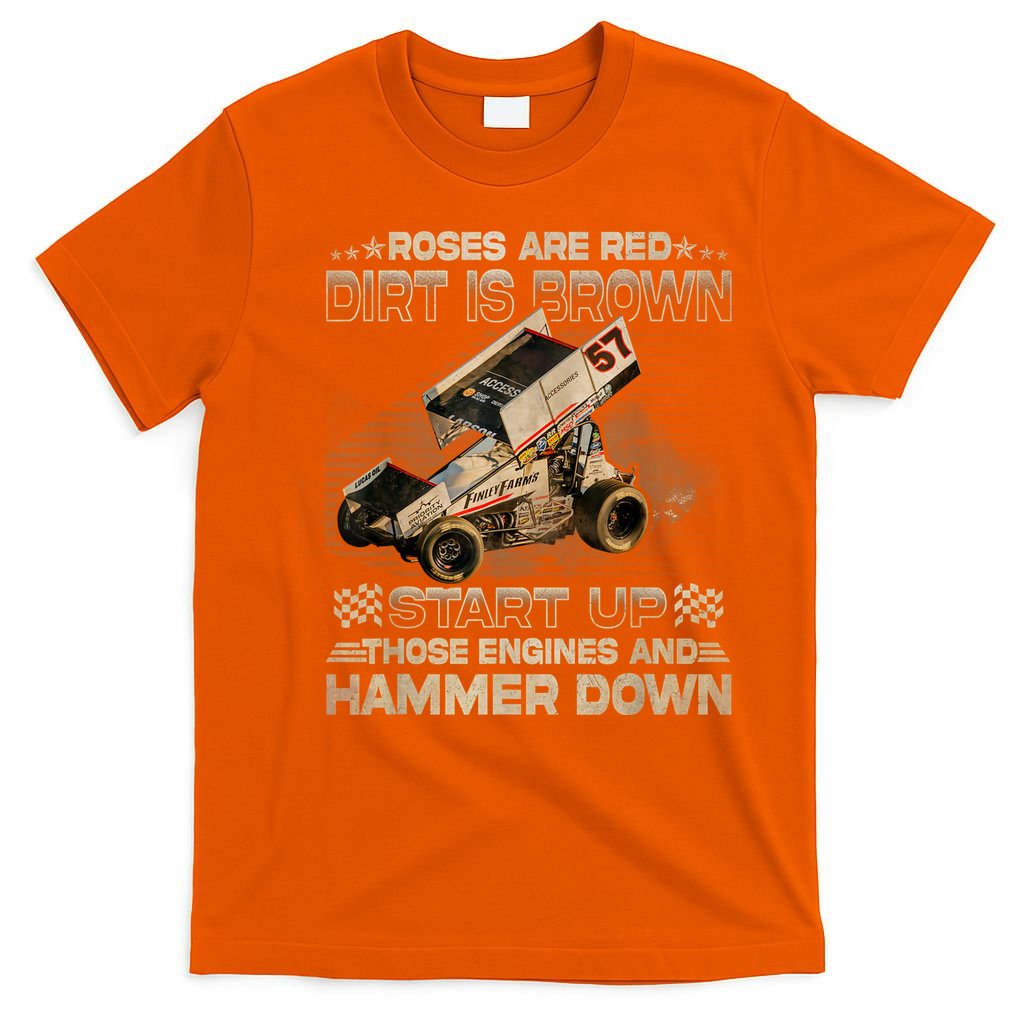 Dirt Track Racing Champion Sprint Car T-Shirt