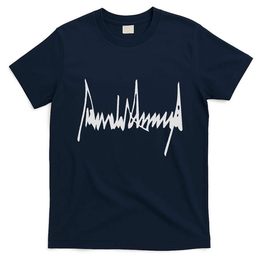 Donald Trump Signature Usa Presidents Day T-Shirt