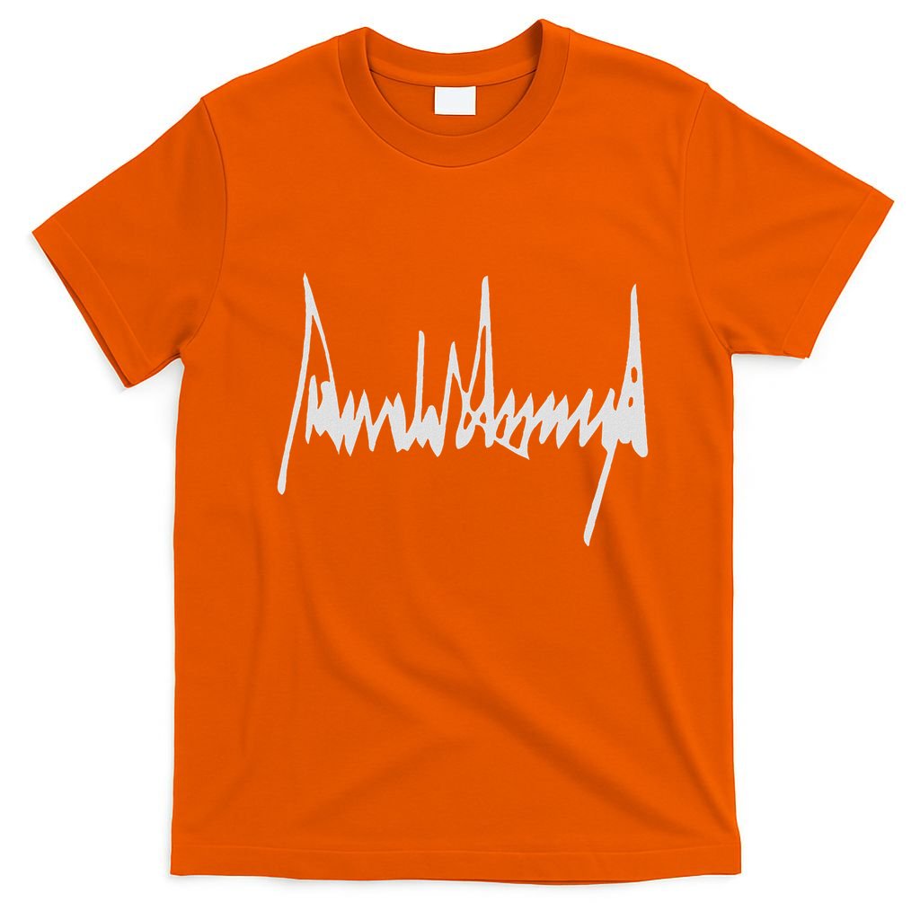Donald Trump Signature Usa Presidents Day T-Shirt
