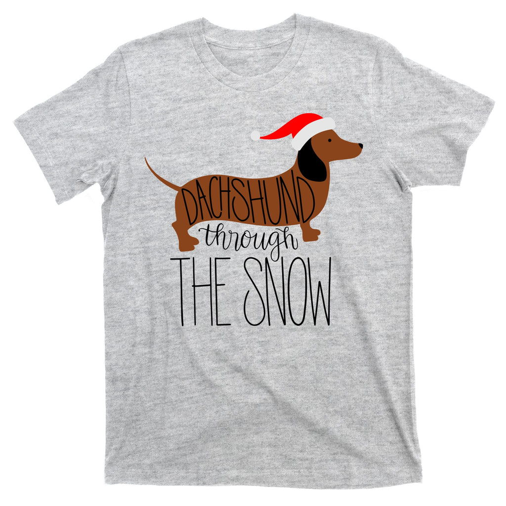 Dachshund Through The Snow T-Shirt