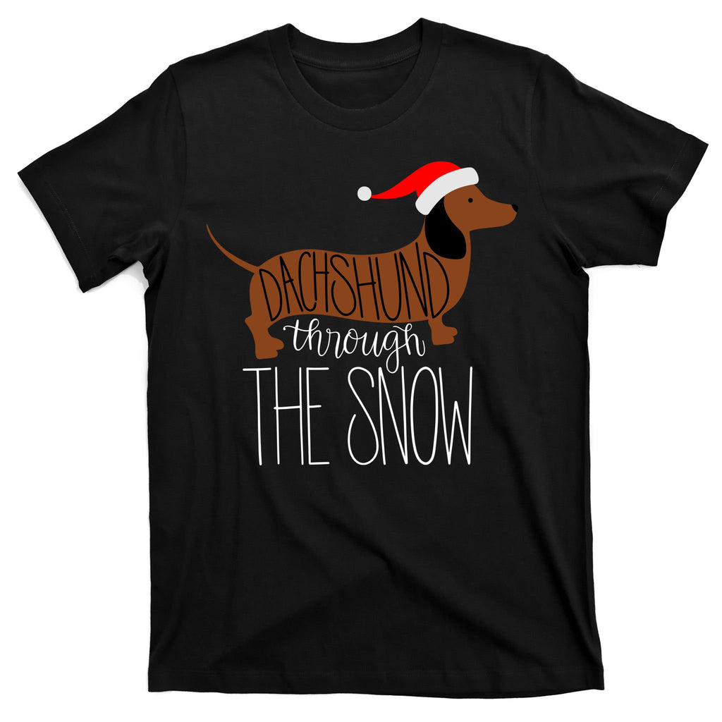 Dachshund Through The Snow T-Shirt