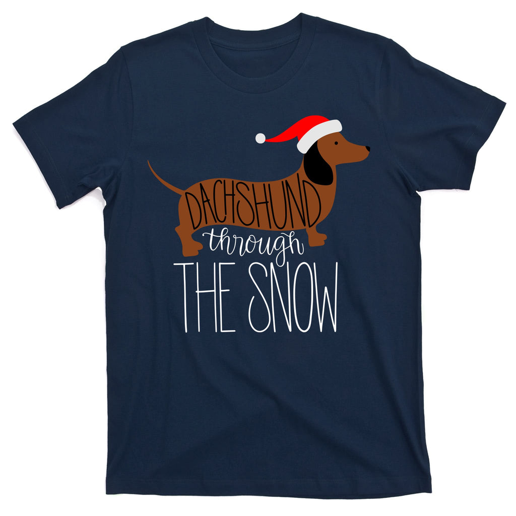 Dachshund Through The Snow T-Shirt