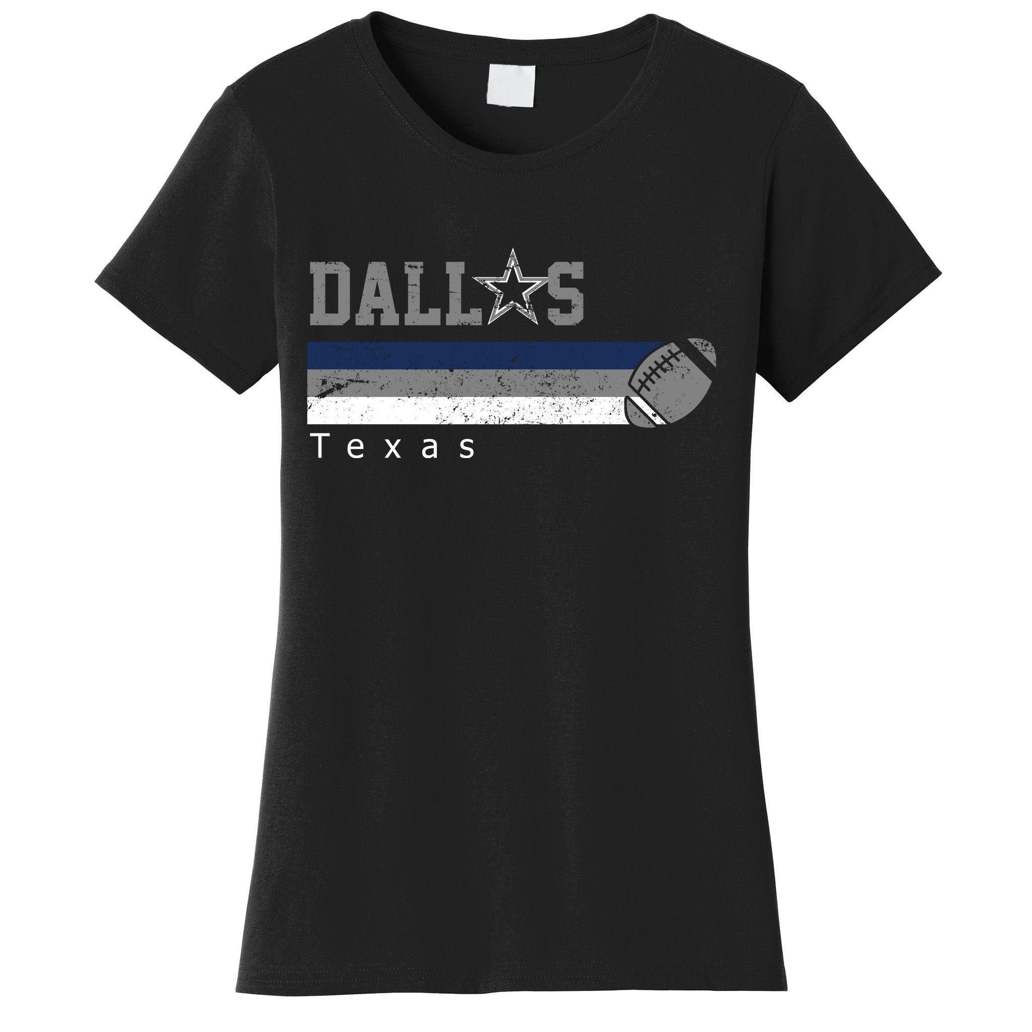 Dallas Texas Vintage Retro Football Women's T-Shirt