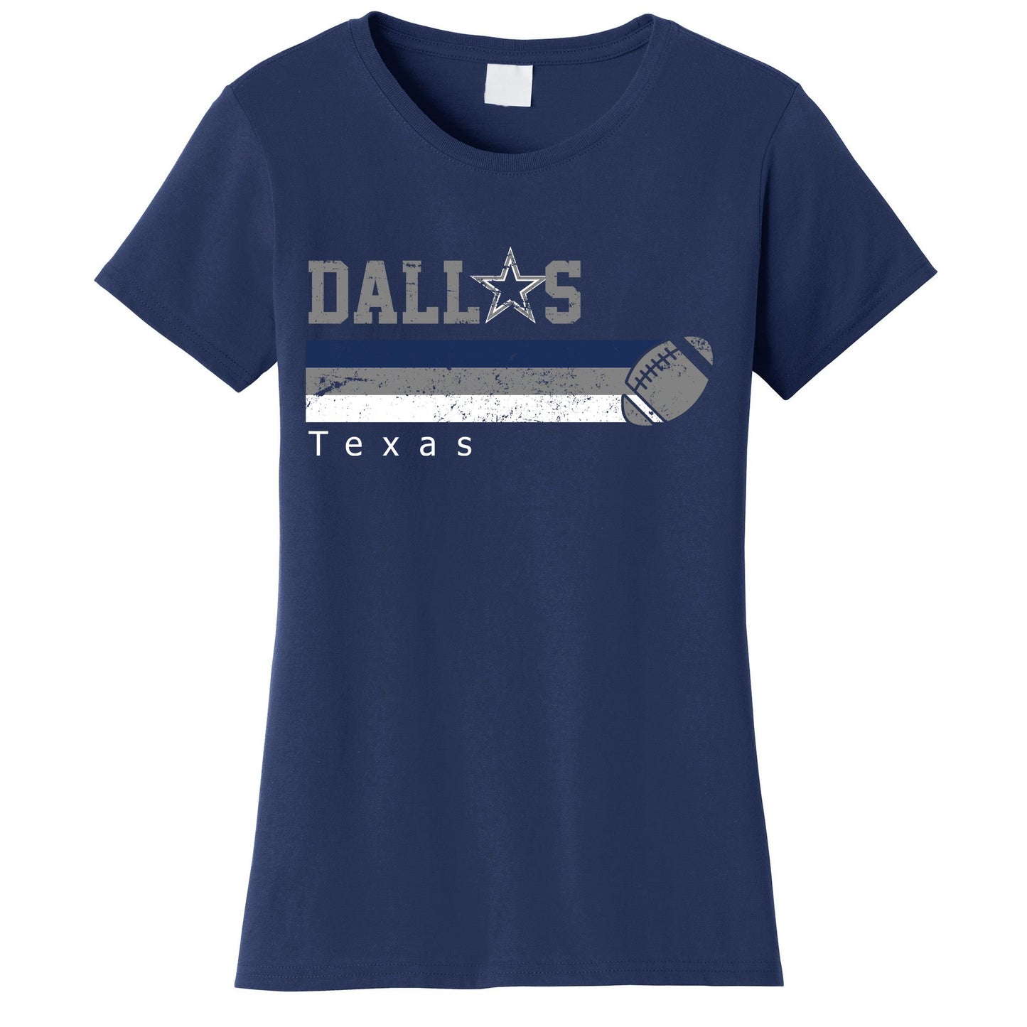 Dallas Texas Vintage Retro Football Women's T-Shirt