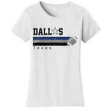 Dallas Texas Vintage Retro Football Women's T-Shirt