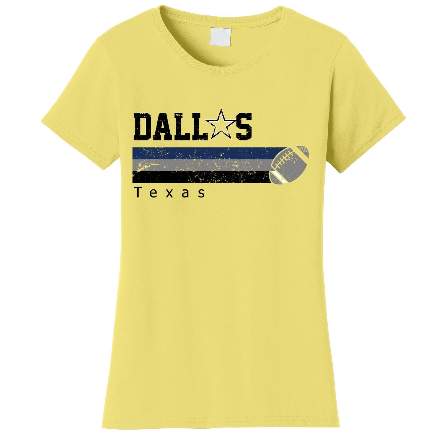 Dallas Texas Vintage Retro Football Women's T-Shirt