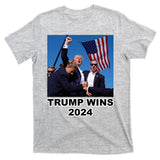 Donald Trump Wins 2024 Election Gun Shot Fired At Rally T-Shirt