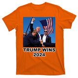 Donald Trump Wins 2024 Election Gun Shot Fired At Rally T-Shirt