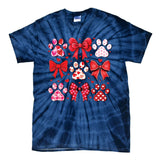 Dog Valentine Coquette Dog Mom ValentineS Day Tie-Dye T-Shirt