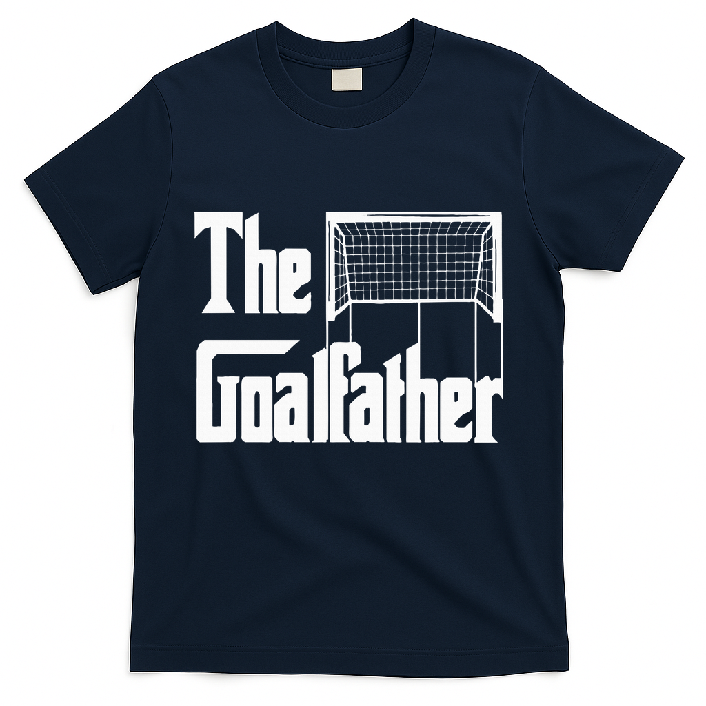 The Goalfather Dad Soccer Goalkeeper Goalie Coach Footballer T-Shirt