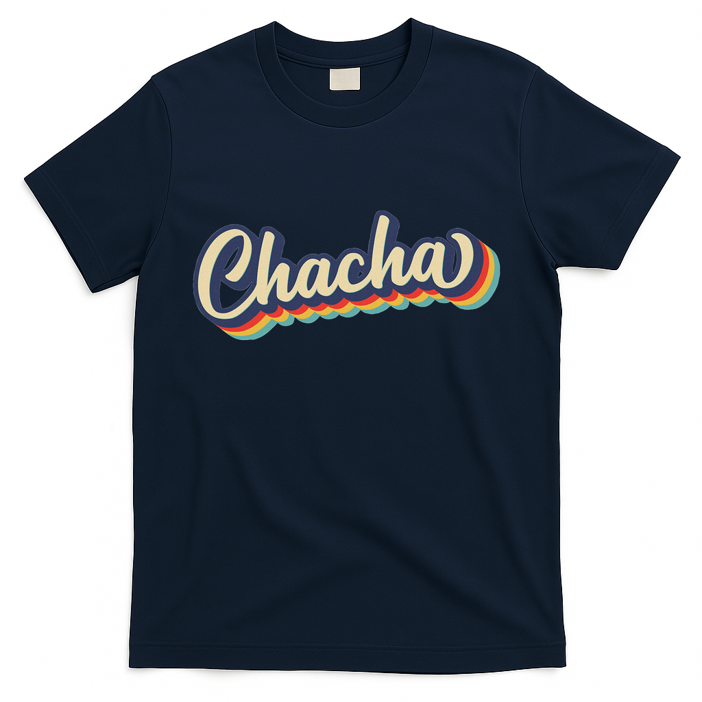 Retro Chacha FatherS Day T-Shirt