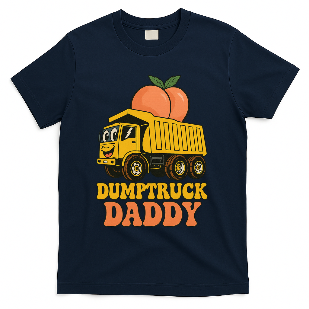 Dumptruck Daddy Funny Dad Fathers Day T-Shirt