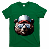 Papa Bear Face Fathers Day Daddy Bear T-Shirt