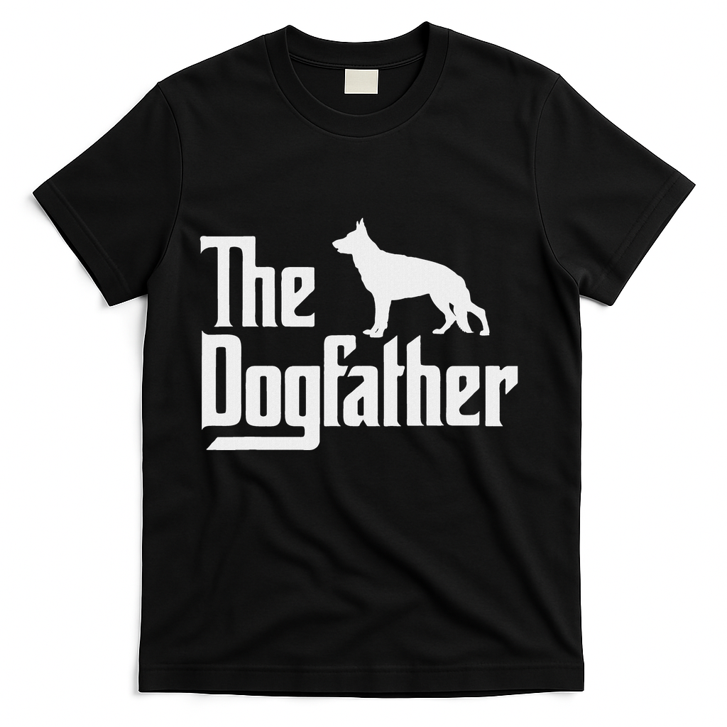 The Dogfather German Shepherd Dog Dad Best Dog Daddy Ever T-Shirt