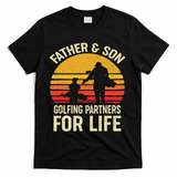 Golf Golfing Father Son Matching Dad T-Shirt