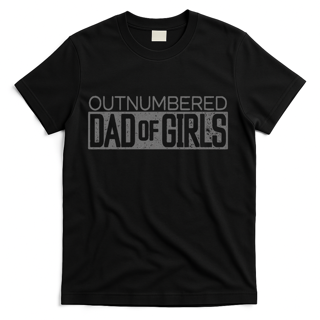Outnumbered Dad T-Shirt