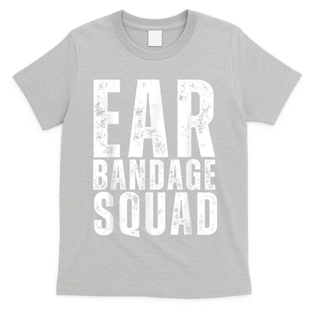 Ear Bandage Squad Patriotic Usa American T-Shirt