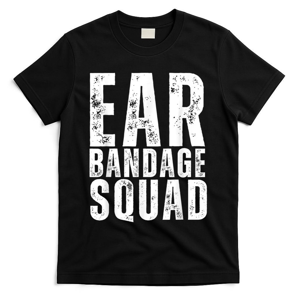Ear Bandage Squad Patriotic Usa American T-Shirt