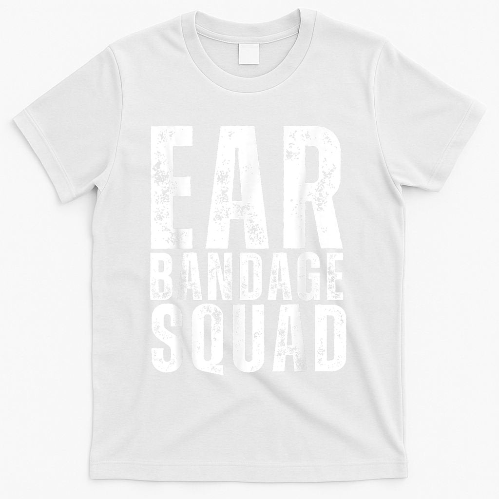 Ear Bandage Squad Patriotic Usa American T-Shirt